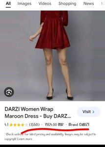 Red Velvet Dress