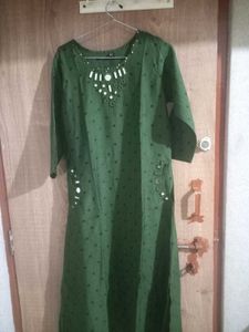 Elegant Mirror Work Kurta Set