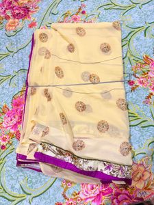 Beautiful Yellow Saree
