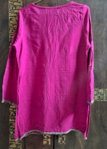 Short Sequenced And Embroidered Kurti