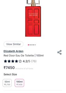Elizabeth Arden's Red Door perfume