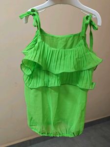Green Ruffle pant &amp; top set