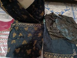 Embroidered Kurta Set with Dupatta