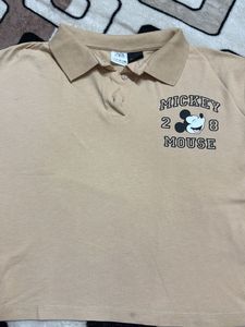 Zara Mickey Mouse Polo Shirt