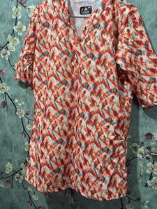Stylish Printed  cotton  night dress