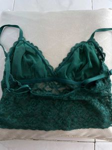 Emerald Lace Bralette