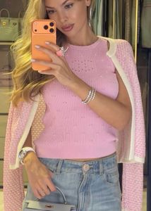 Chic Pink Sleeveless Top
