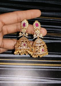 Big One Gram Gold Earrings