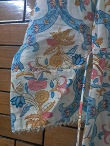 a line pure cotton  kurti