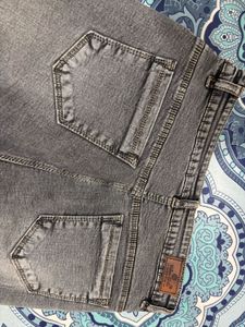 Stylish Grey Denim Jeans