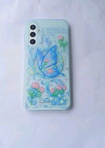 samsung A15 Blue Butterfly Phone Case