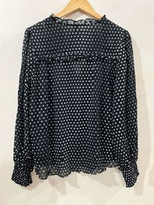 Forever New Tiarna Ruffle Trim Blouse