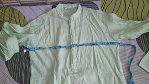 boy Cream Kurta and Pajama Set