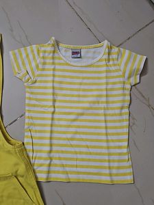 Top N Dungaree Skirt