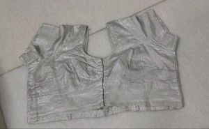 Shimmering Silver Blouse