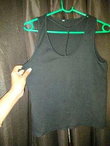 Stylish Black Sleeveless Top