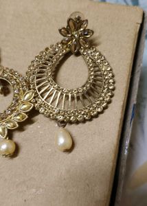 Gold Tone Indian Jewelry Set