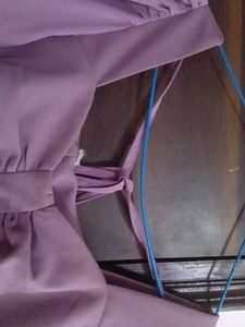 Stylish Lavender Puff Sleeve Top