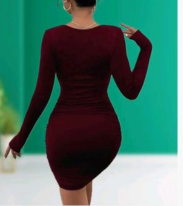 Ruched Bodycon Dress