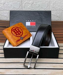 Tommy Hilfiger Belt and Wallet Set