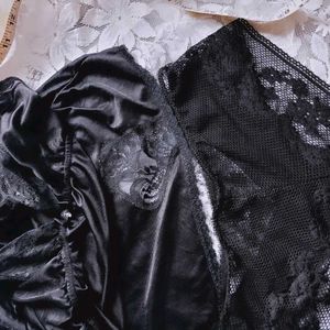Black Lace Lingerie Set