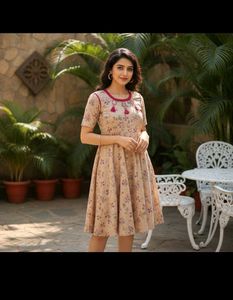 Best Tan Colour Kurti