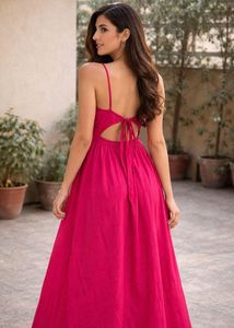Vibrant Pink Maxi Dress