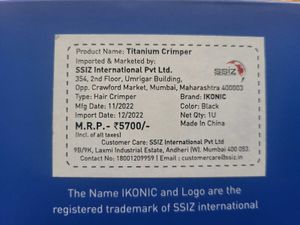 IKONIC Titanium Crimp Hair Styler