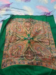 Vibrant Paisley Print Scarf/Dupatta