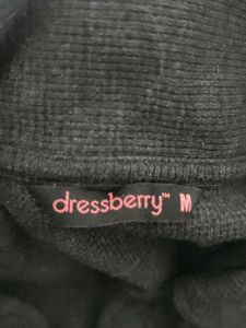 Dark Grey Cropped Polo Shirt