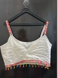 Embroidered Mirror Work Blouse