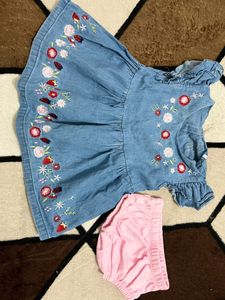 Baby Girl Denim Frock