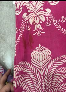 Beautiful Magenta Floral Kurta Set