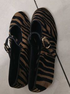New Zebra Print Flats / bellies H&amp;M