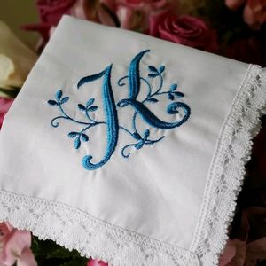 Letter Embroidered Hankey