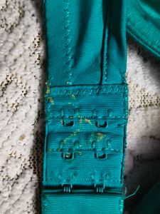 Teal Push-Up Bra with Bow Detail