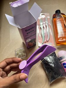 COMBO - Bodywash Face Razor Sanfe Nivea Roll On
