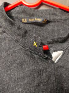 Zara basic Classic Grey Kurta