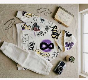 Zara Graffiti print Hoodie and track pant set