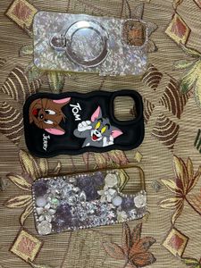 Set of 3 Bling & Cartoon Phone Cases iphone 13