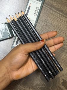 Faber-Castell Black Matt Drawing Pencils-Set of 12