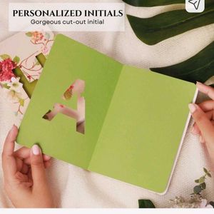 Floral 'A' Initial Notebook on sale