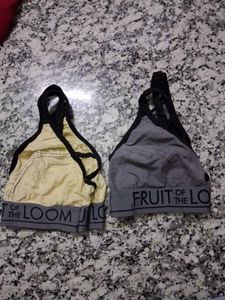 Fruit of the Loom Sports Bra 2-Pac