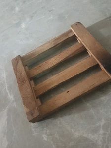 Wooden plant stand base