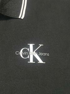 authentic Calvin Klein Jeans Black Polo Shirt