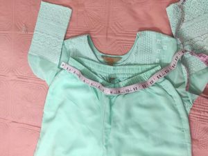 Elegant Mint Green Chikankari Kurta Set🌸🆕