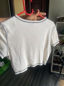 Cute Butterfly Crop Top