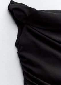 Off-Shoulder Black Top