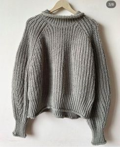 Chunky Knit Mock Neck Sweater