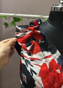 Floral Print V-Neck Mini Dress